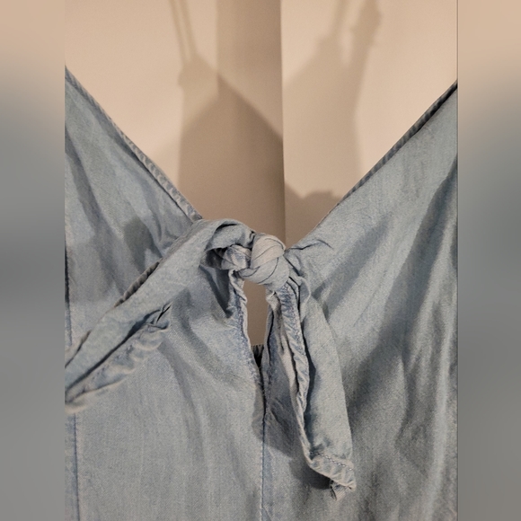 Aerie Soft Denim Romper - Picture 3 of 5